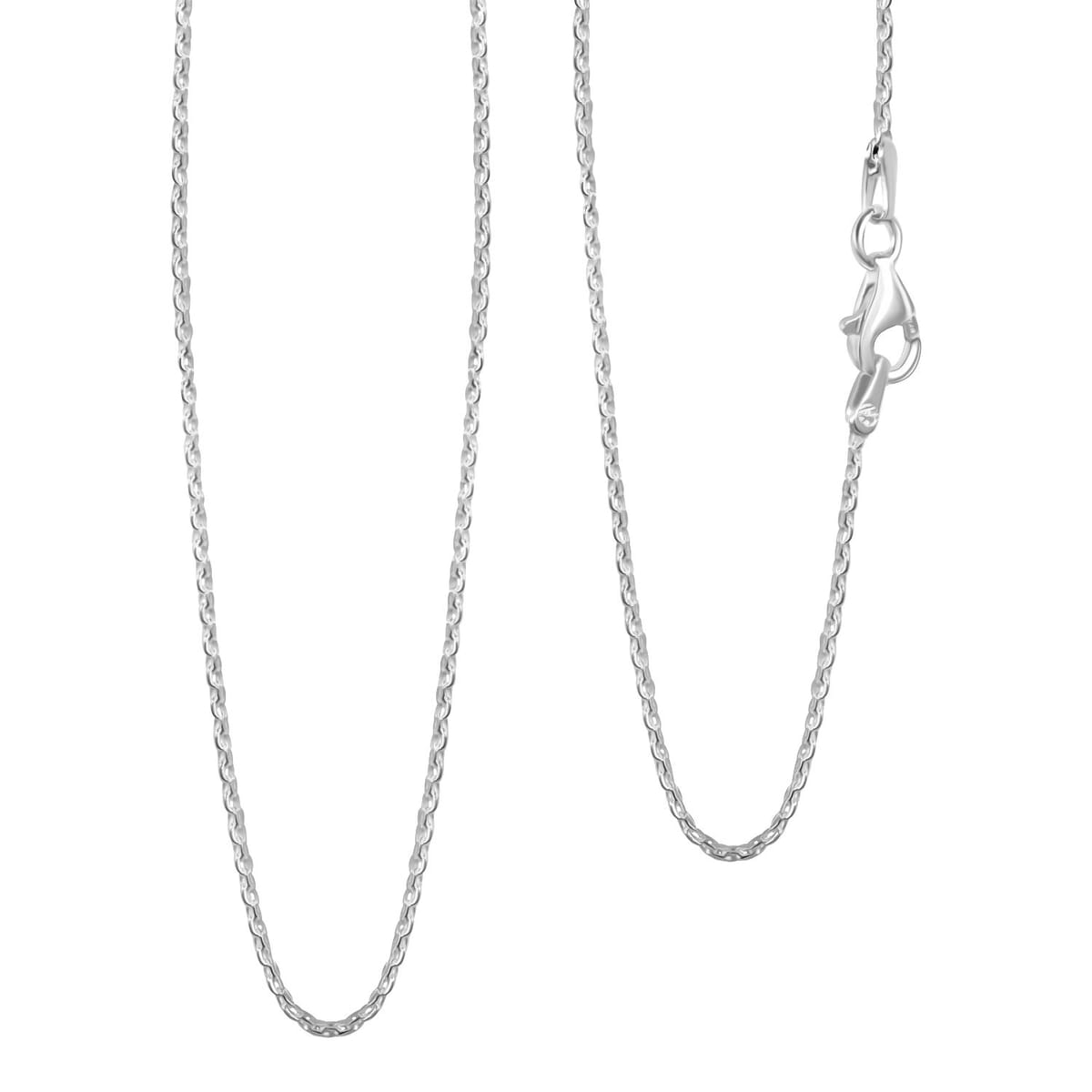 Bismark Chain Necklace in Sterling Silver 3.30 Grams 18 Inches image number 0