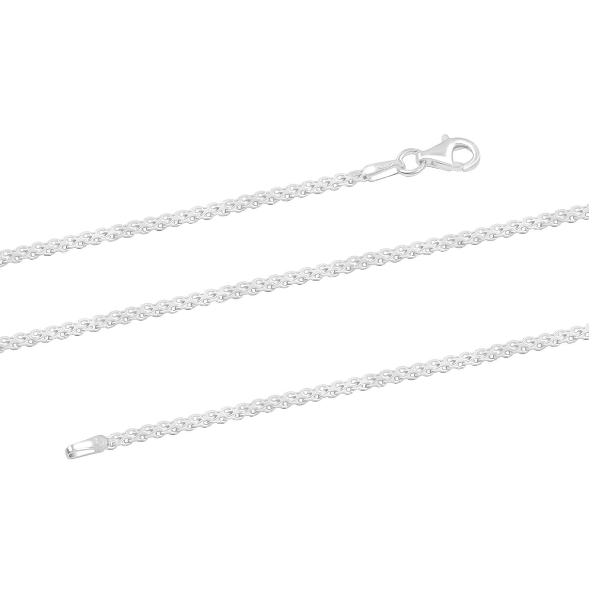 Bismark Chain Necklace in Sterling Silver 3.30 Grams 18 Inches image number 1