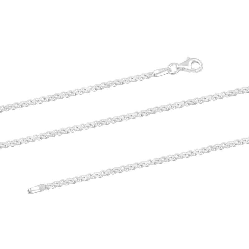 Bismark Chain Necklace in Sterling Silver 3.30 Grams 18 Inches