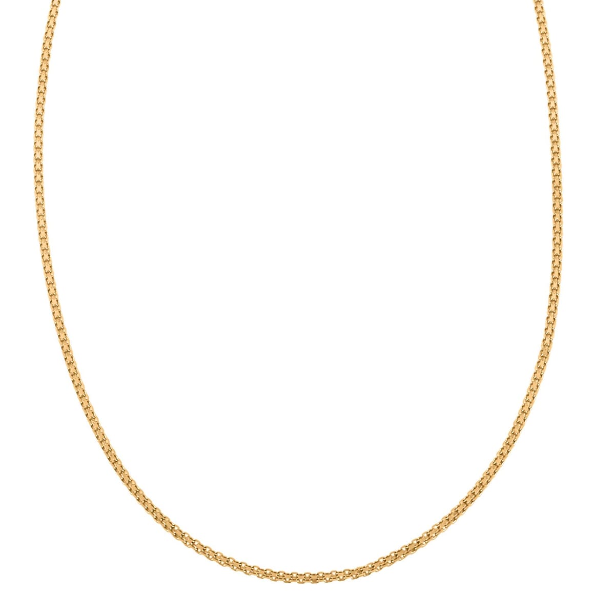 Bismark Chain Necklace in Sterling Silver 3.30 Grams 18 Inches image number 1
