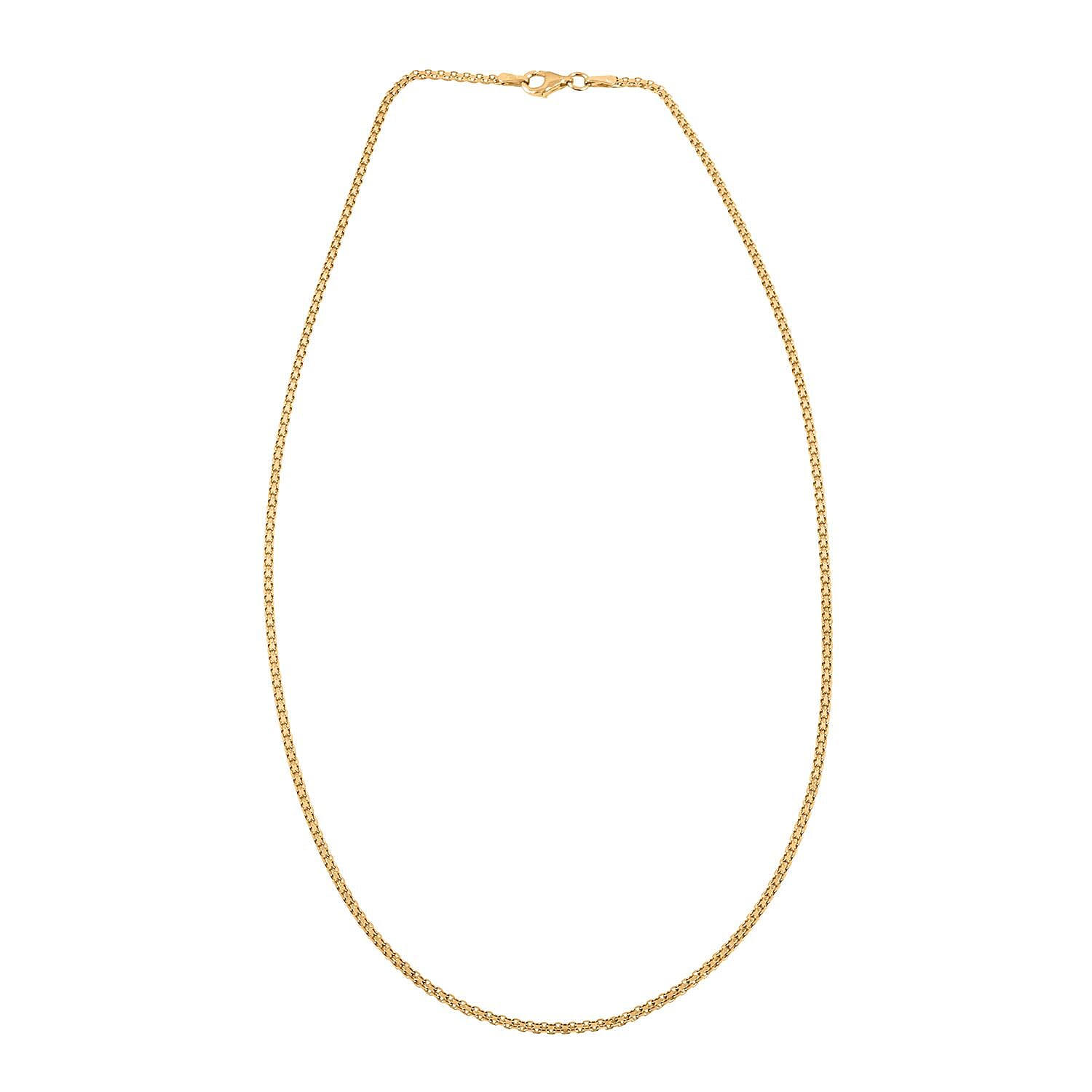 Bismark Chain Necklace in Sterling Silver 3.30 Grams 18 Inches
