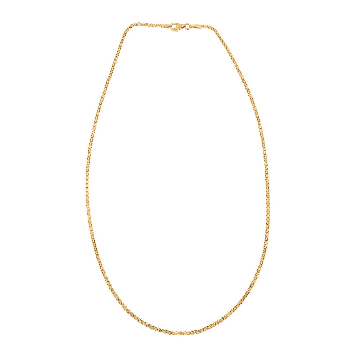 Bismark Chain Necklace in Sterling Silver 3.30 Grams 18 Inches image number 3
