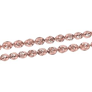 Vermeil RG Over Sterling Silver Bracelet (7.00 In) 4.67 g