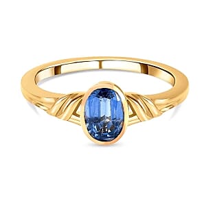 Kyanite 1.03 ctw Ring in 14K YG Over Sterling Silver (Size 11.5)