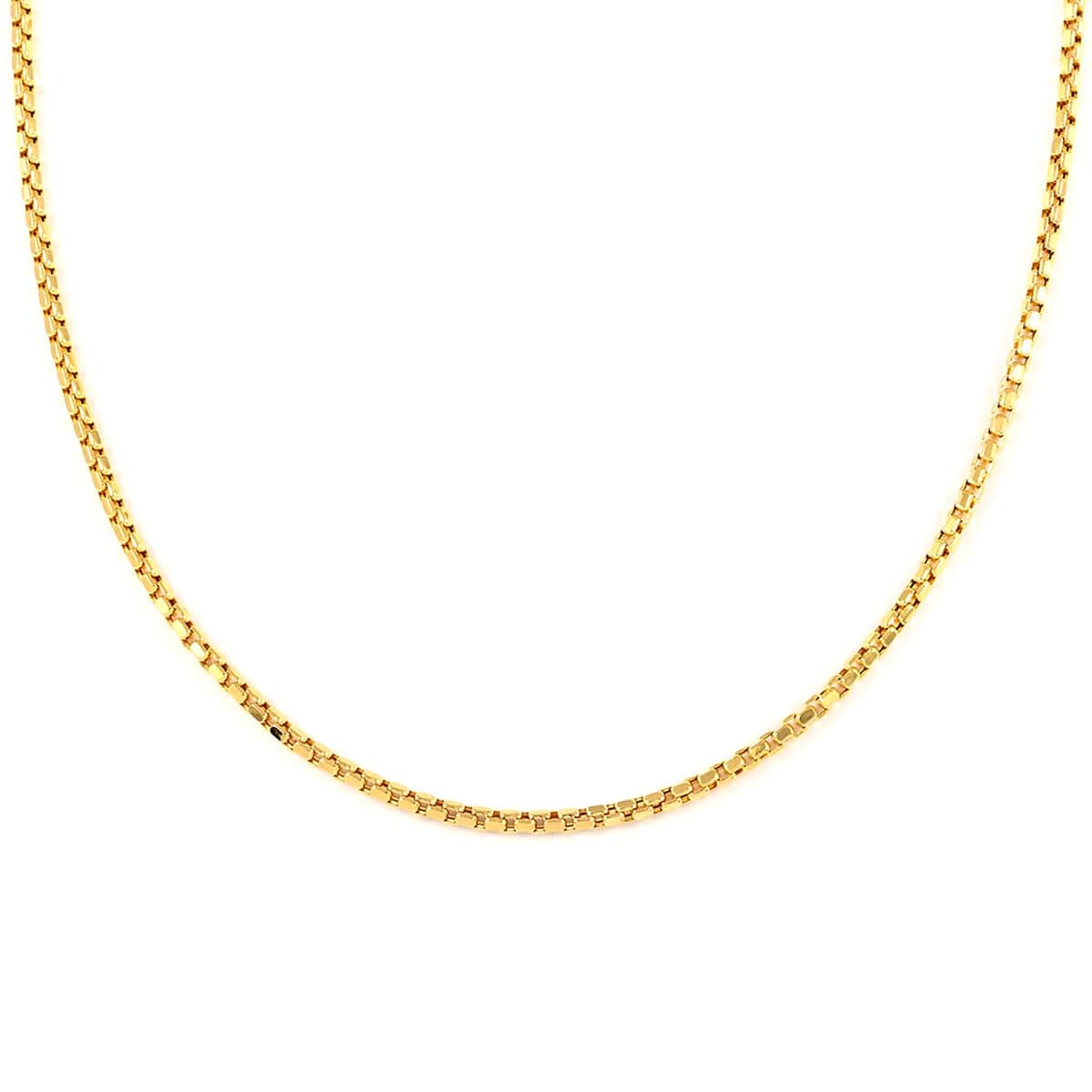California Closeout Deal 10K Yellow Gold 2.5mm Venetian Box Chain Necklace 22 Inches 6.0Grams image number 2