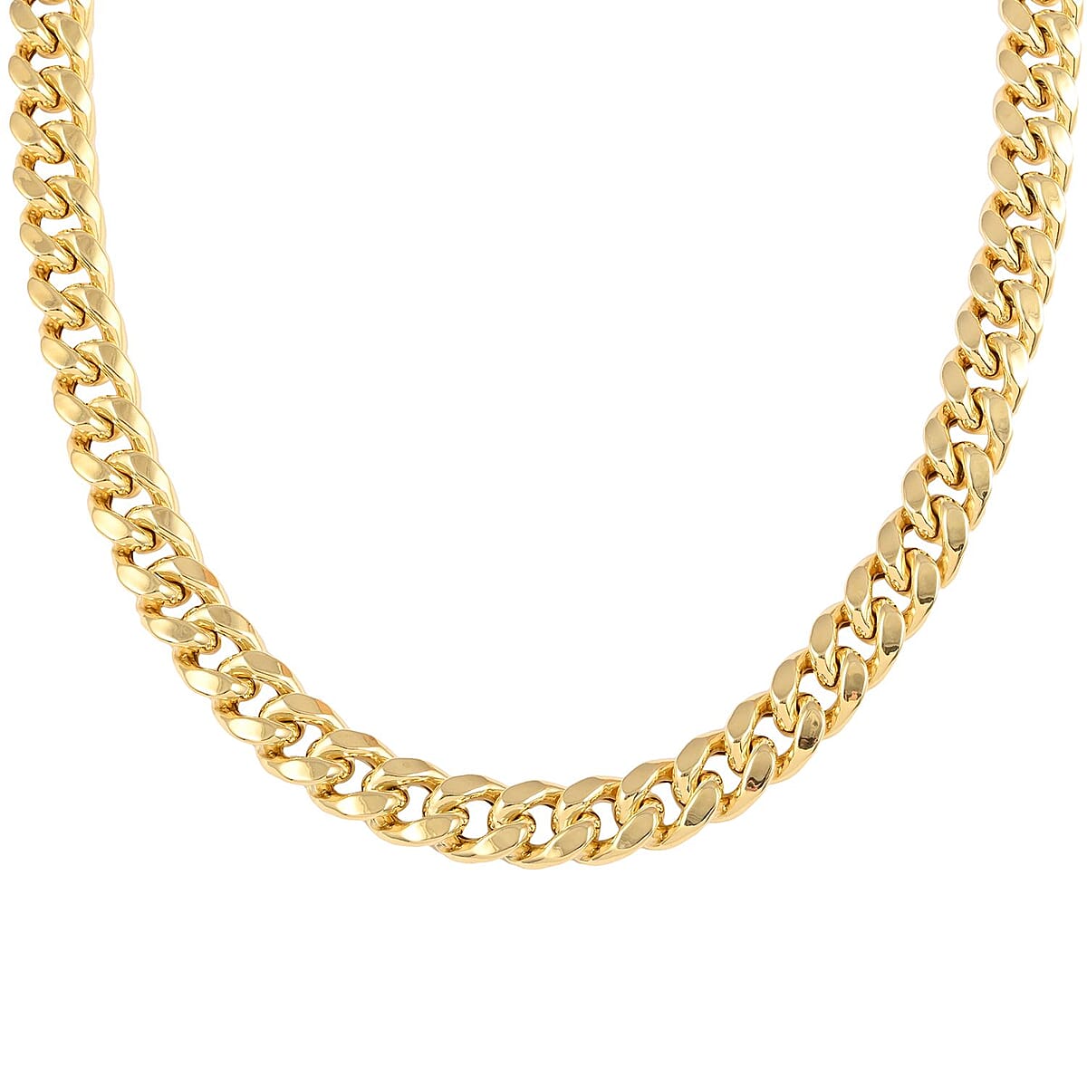 California Closeout Deal 10K Yellow Gold 10.5 mm Miami Cuban Chain Necklace 24 Inches 57.9 Grams image number 3