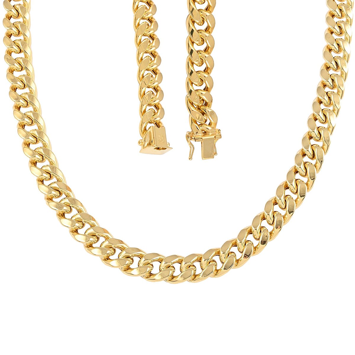 California Closeout Deal 10K Yellow Gold 10.5 mm Miami Cuban Chain Necklace 24 Inches 57.9 Grams image number 4