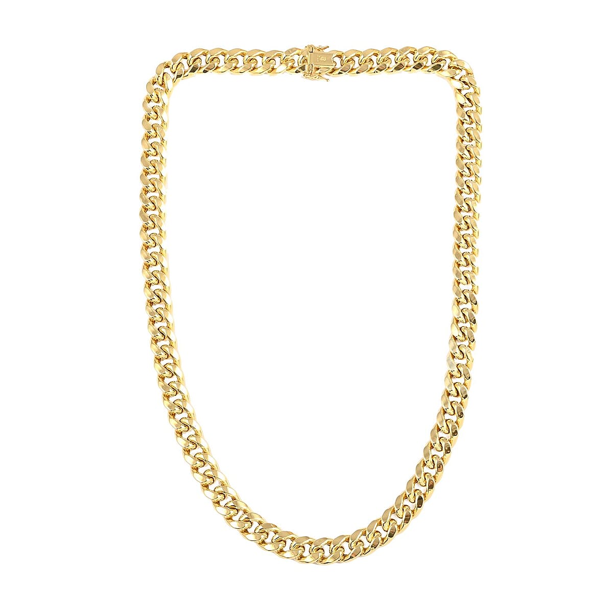 California Closeout Deal 10K Yellow Gold 10.5 mm Miami Cuban Chain Necklace 24 Inches 57.9 Grams image number 5