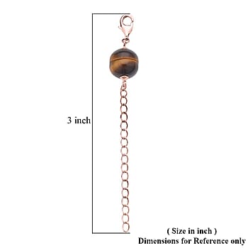 Yellow Tiger's Eye in Rose Gold - Product card gallery slide 3 (9431454810367)