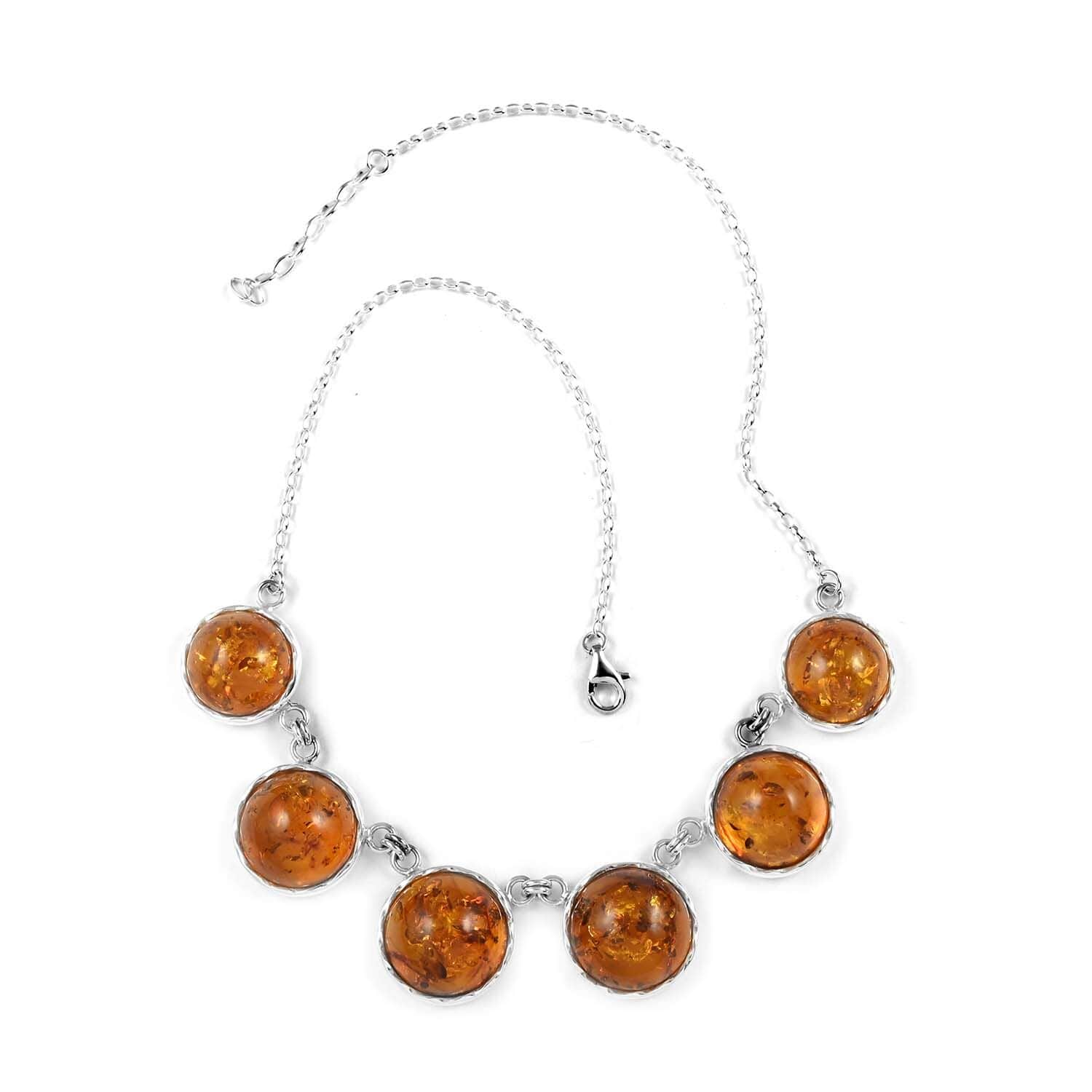 Amber statement clearance necklace