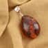 Baltic Amber Pendant in Sterling Silver image number 1