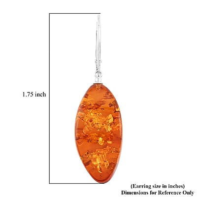 Baltic Amber Dangle Earrings
