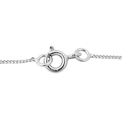 Niassa Blue Sapphire (FF) 26.84 ctw Necklace in Platinum Over Sterling Silver (18 Inches)