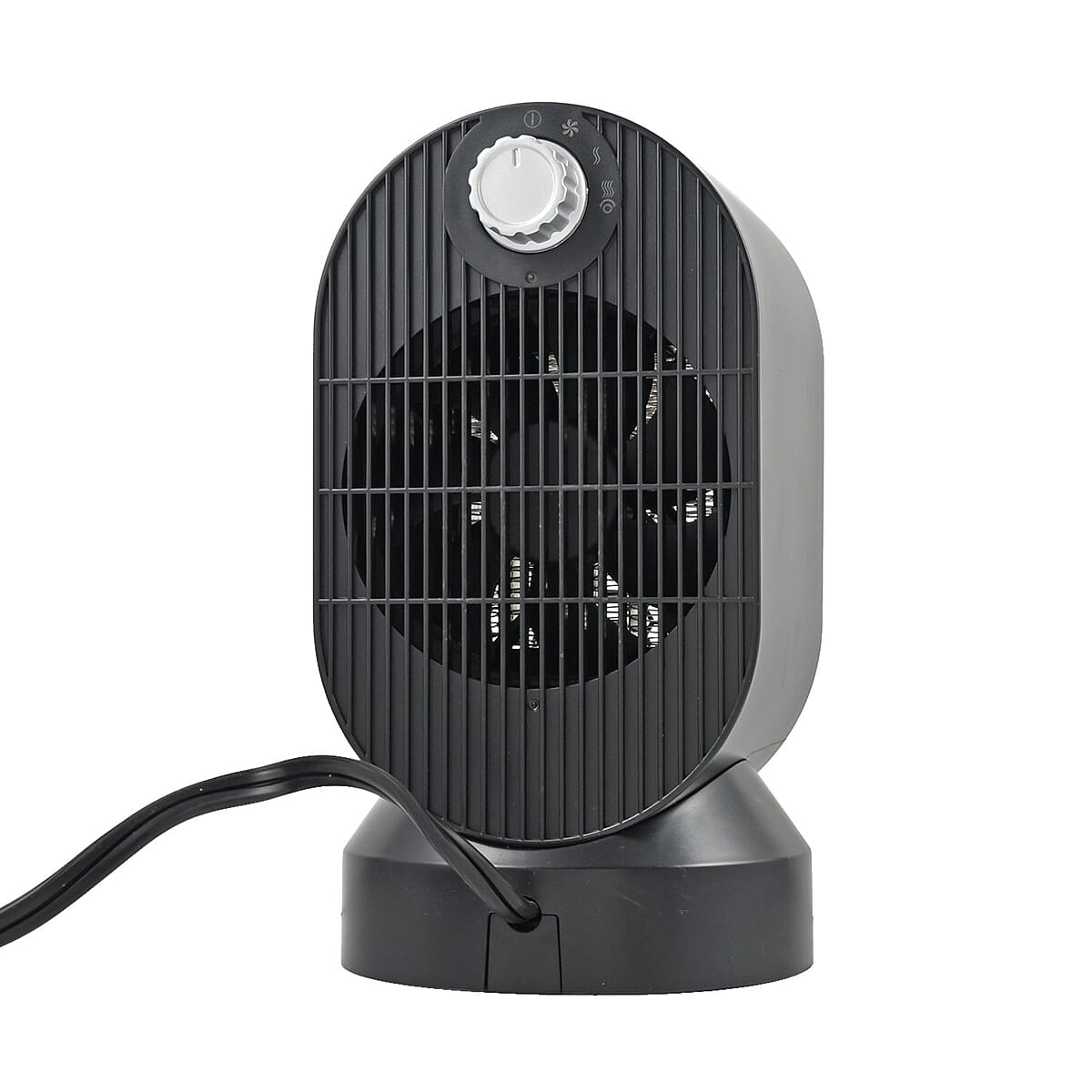 Living-Glow 600W Ceramic Tabletop Heater/Fan Combo - Black image number 5