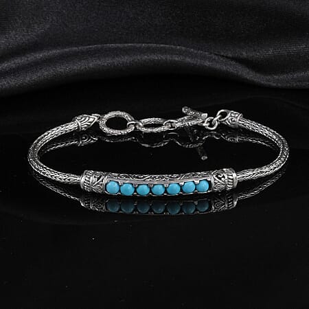 7.5 / Sleeping Beauty Turquoise / 925 Silver - Product card gallery slide 2 (10176921436473)