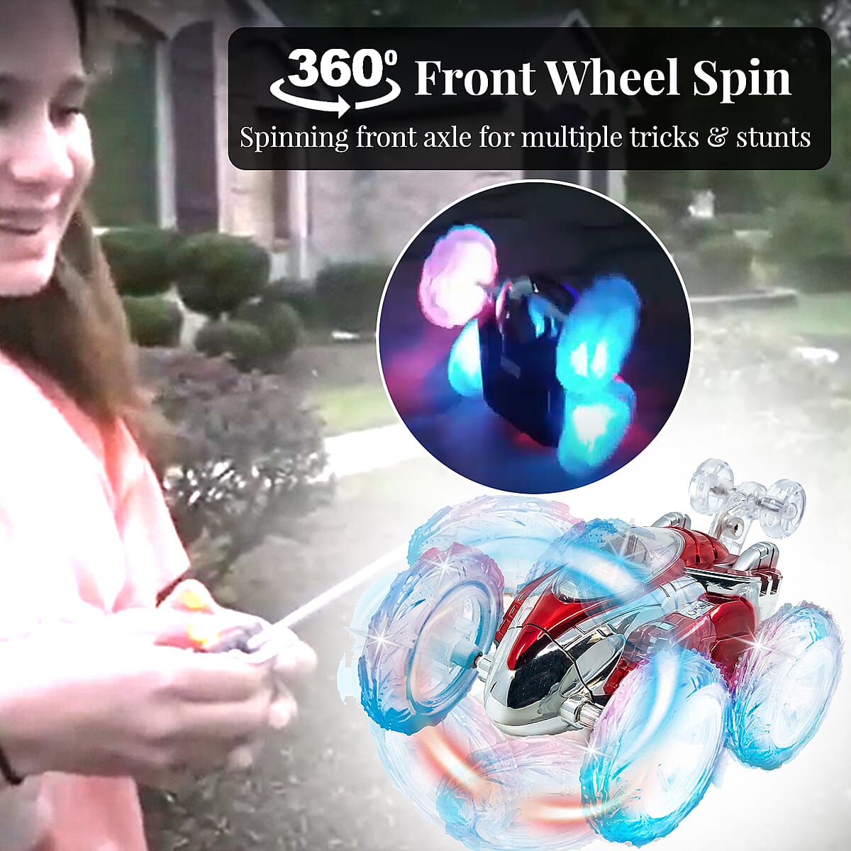 Flipo- RC Dasher Car - Red , Remote Control Car Toy , RC Cars , Remote Car image number 1