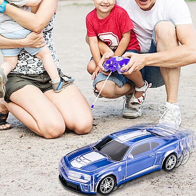 Light Speed LED Illuminated Car | Remote Control Car Toy | RC Cars | Remote Car