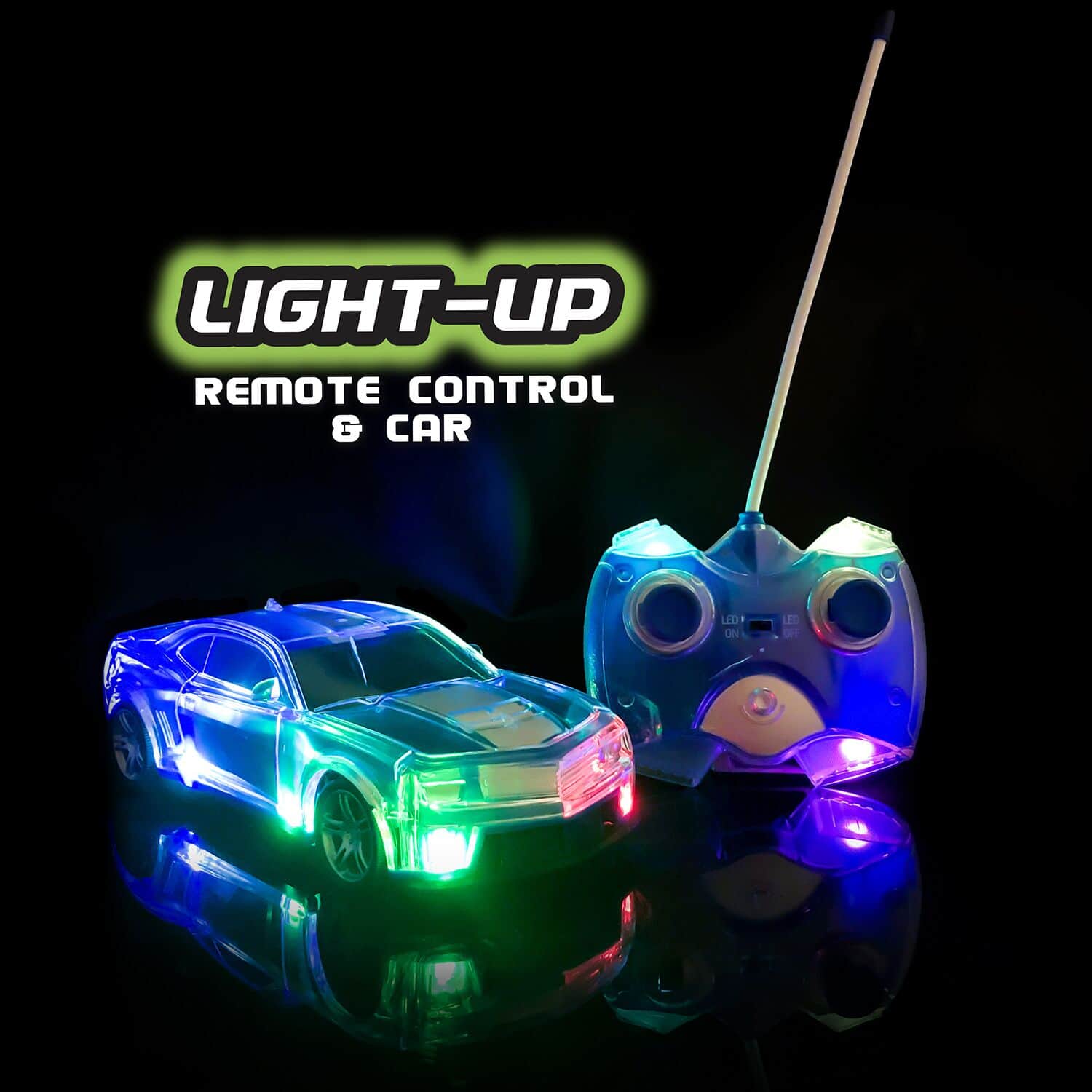 Buy Light Speed LED Illuminated Car Remote Control Car Toy RC