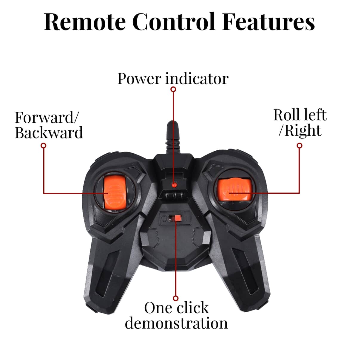 Flipo- Quadzilla , 5-Wheel RC Stunt Car Orange , Remote Control Car Toy , RC Cars , Remote Car image number 3