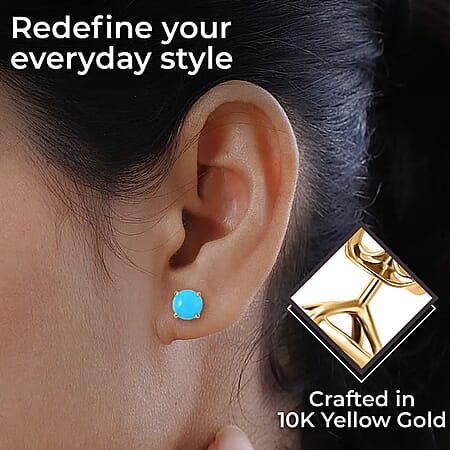 10K Gold / Sleeping Beauty Turquoise / Standard - Product card gallery slide 3 (10176922452281)