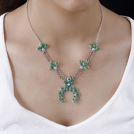 18 / Sonoran Gold Turquoise / 925 Silver - Product card gallery slide 3 (10176922222905)