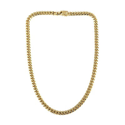 Ankur Treasure Chest Vegas Closeout Deal 10K Yellow Gold 12.8mm Miami Cuban Necklace 20 Inches 75.1 Grams