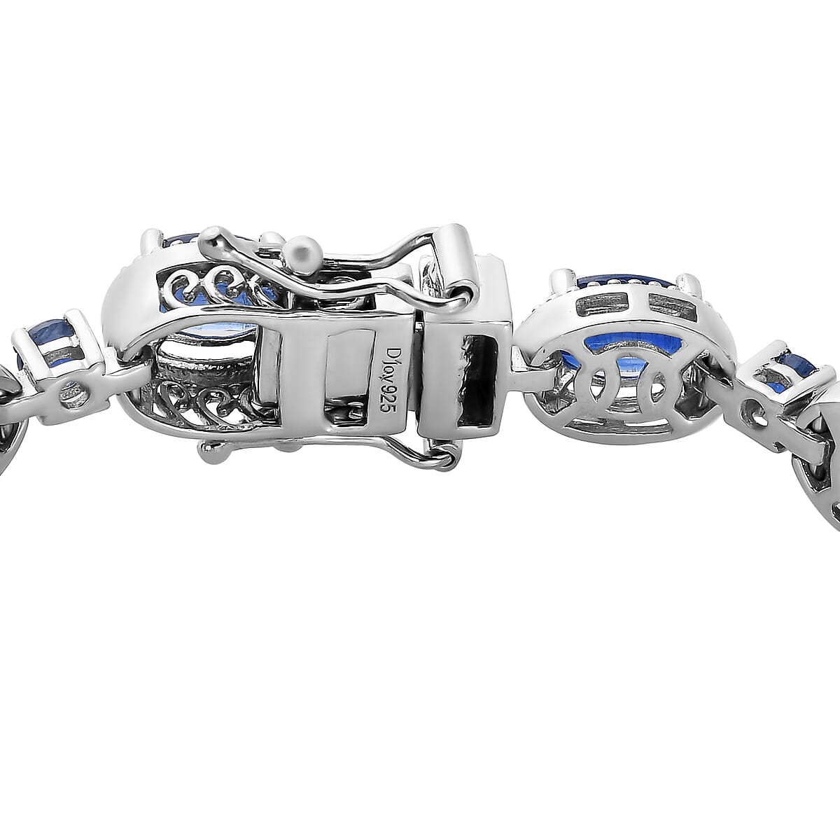 Kashmir Kyanite Bracelet in Platinum Over Sterling Silver (7.25 In) 16.00 ctw image number 3