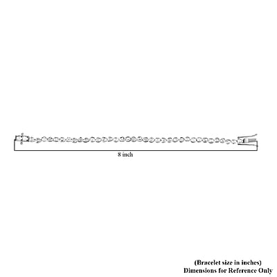 Polki Diamond Tennis Bracelet, Sterling Silver Bracelet, Polki Diamond Bracelet, Bracelet For Her (7.00 In) 2.00 ctw