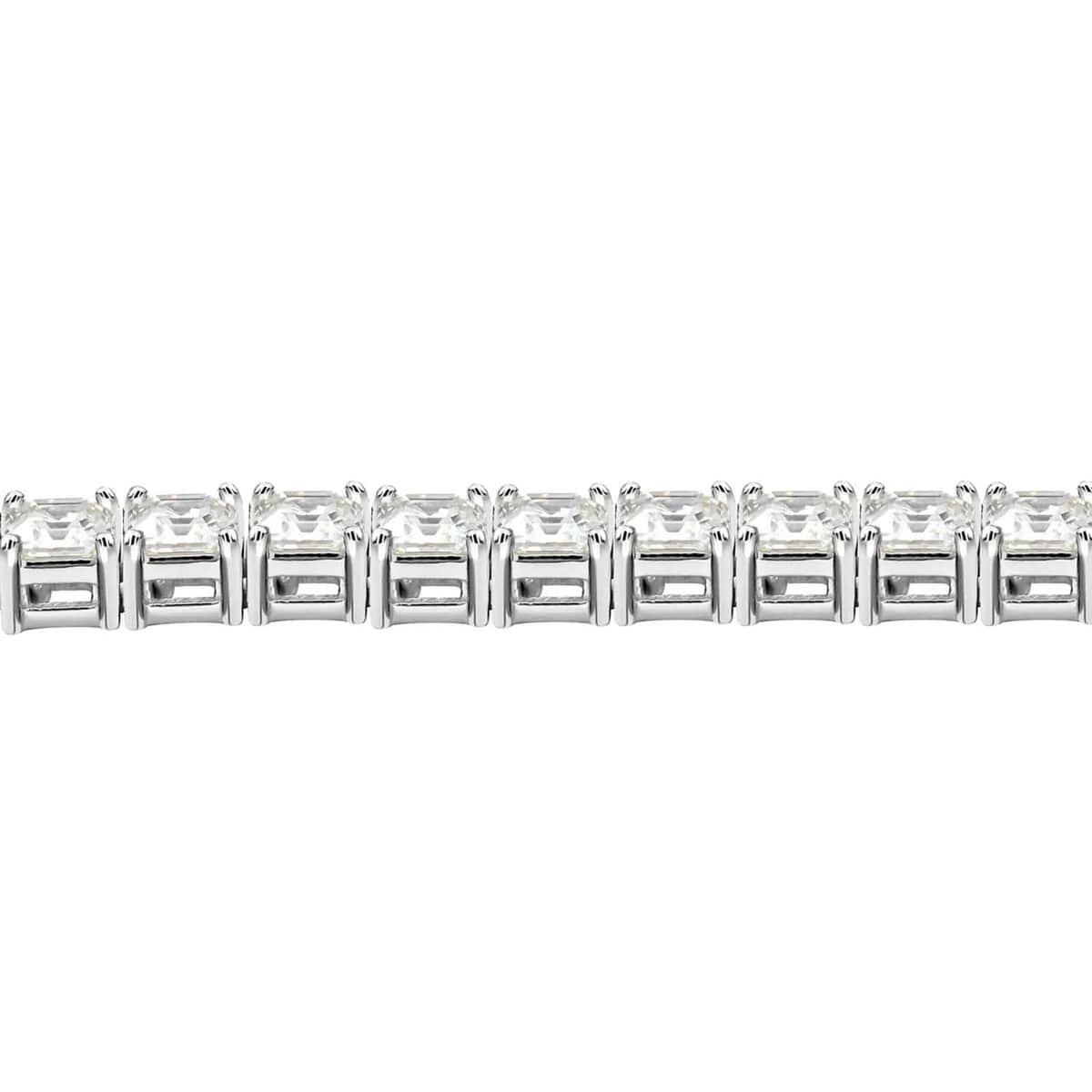 Moissanite  Bracelet (Size - 7.25)  Sterling Silver 14.35 ctw ,  Silver Wt. 12.2 g image number 5