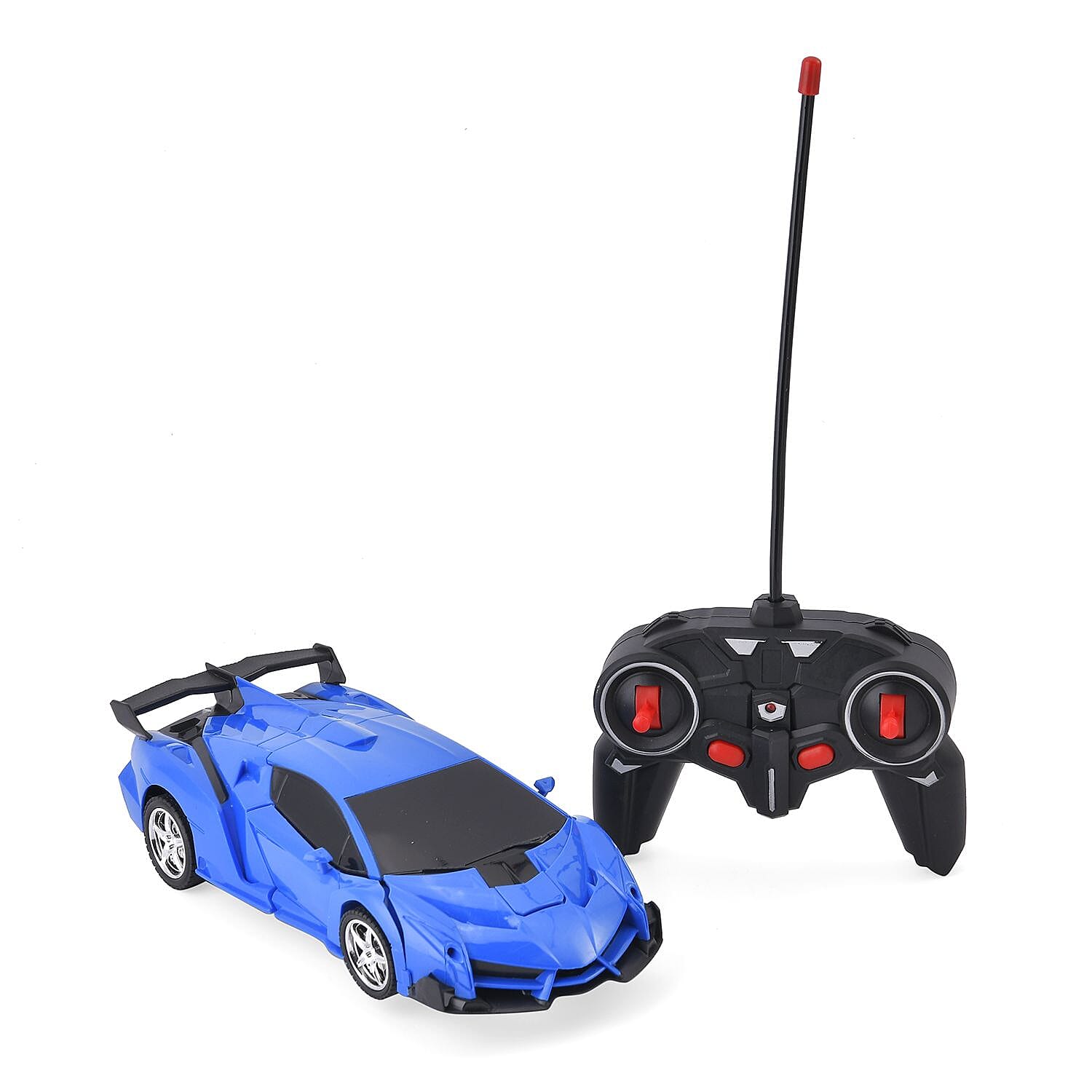 2 in 1 Blue Electric Toy Transform Robot and RC Car 360 Degree Turning Flexibly