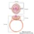 Ankur Treasure Chest Modani Marropino Morganite Ring, 14K Rose Gold Ring, Diamond Floral Halo Ring, Natural Pink And White Diamond Accent Ring, Promise Rings, Promise Rings 1.95 ctw (Size 10) image number 6