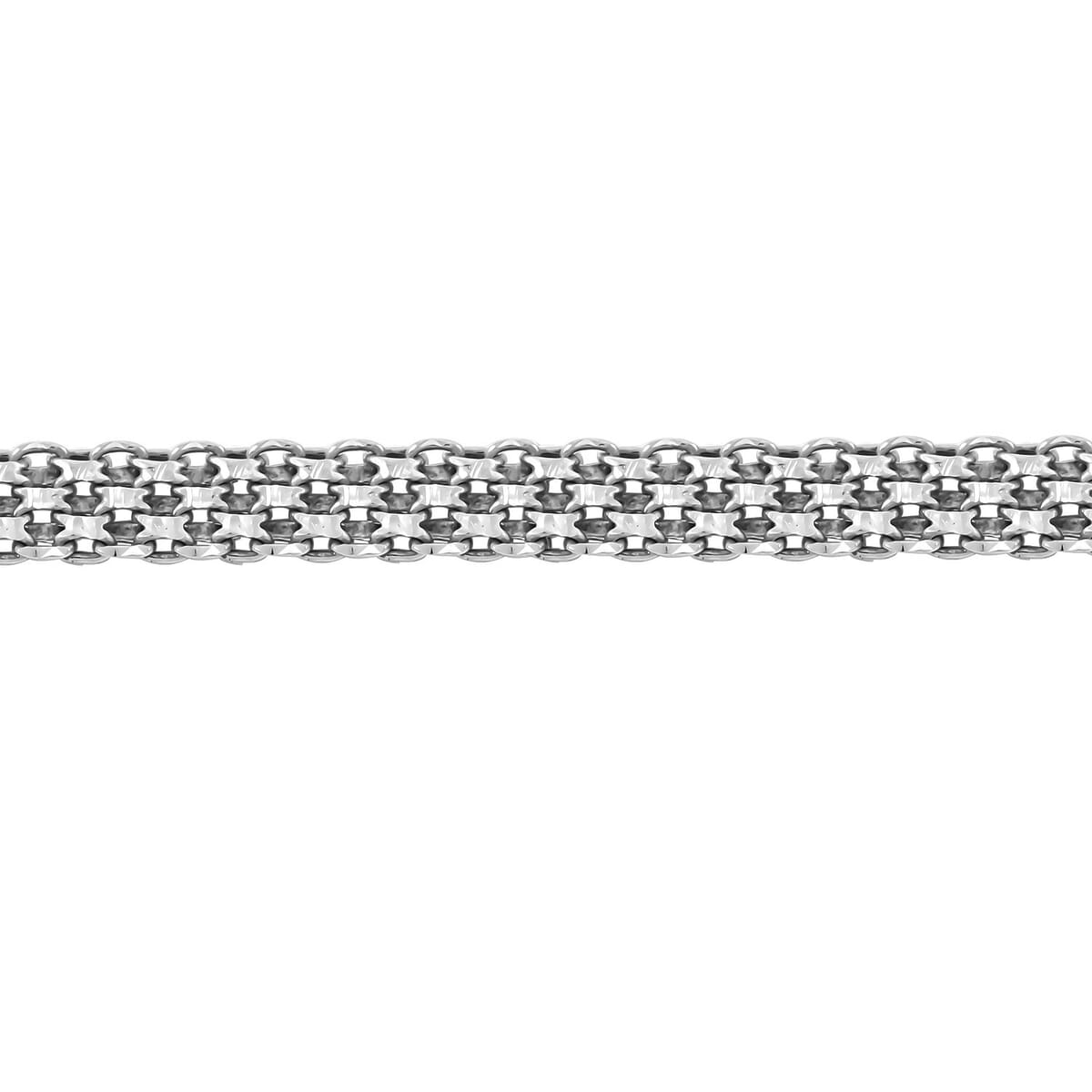 Bismark Chain Bracelet in Sterling Silver (7.50 In) 3.70 Grams image number 2