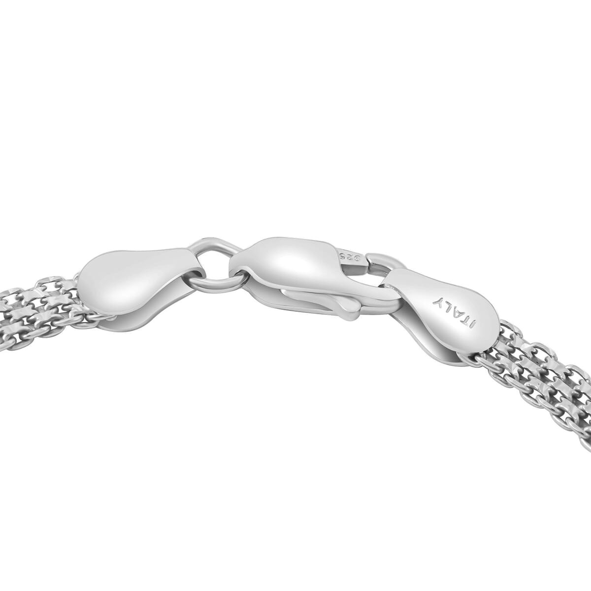 Bismark Chain Bracelet in Sterling Silver (7.50 In) 3.70 Grams image number 3