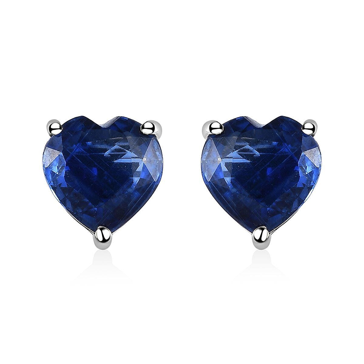 Premium Kashmir Kyanite Earrings in Platinum Over Sterling Silver 3.60 ctw image number 0