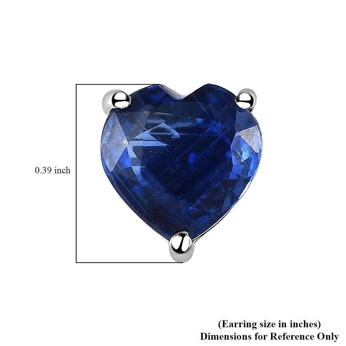 Premium Kashmir Kyanite Earrings in Platinum Over Sterling Silver 3.60 ctw image number 4