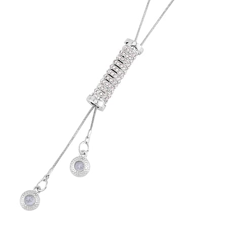 White Swarovski Crystal / Pure Alloy / Standard - Product card gallery slide 4 (10176925335865)