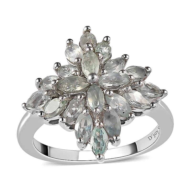Narsipatnam Alexandrite Ring in Platinum Over Sterling Silver (Size 10.0) 1.60 ctw
