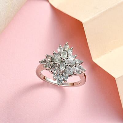 Narsipatnam Alexandrite Ring in Platinum Over Sterling Silver (Size 10.0) 1.60 ctw