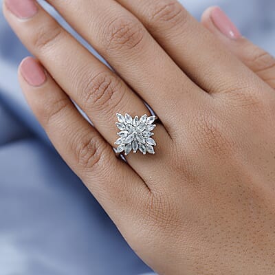 Narsipatnam Alexandrite Ring in Platinum Over Sterling Silver (Size 10.0) 1.60 ctw