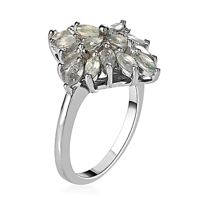 Narsipatnam Alexandrite Ring in Platinum Over Sterling Silver (Size 10.0) 1.60 ctw