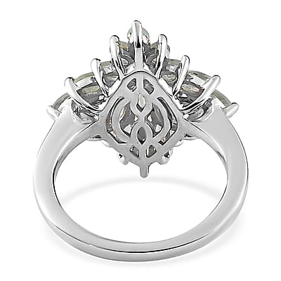 Narsipatnam Alexandrite Ring in Platinum Over Sterling Silver (Size 10.0) 1.60 ctw