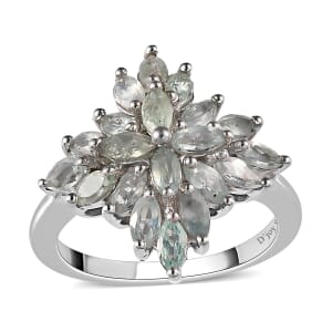 Narsipatnam Alexandrite Ring in Platinum Over Sterling Silver (Size 8.0) 1.60 ctw