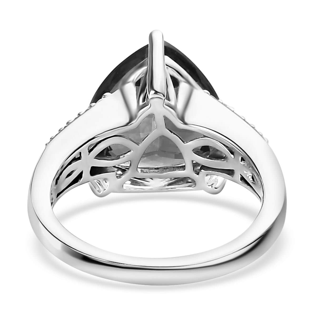 Rhapsody 950 Platinum AAAA Tanzanite and E-F VS2 Diamond Ring (Size 7.0) 8.10 Grams 7.75 ctw image number 4