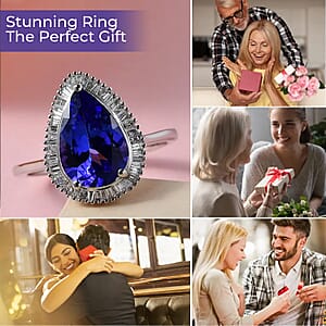 Rhapsody AAAA Tanzanite and E-F VS2 Diamond 3.50 ctw Ring in 950 Platinum (Size 7.0) 6.60 Grams