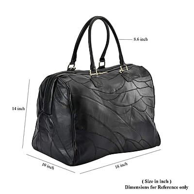 Sheepskin Leather Travel Bag