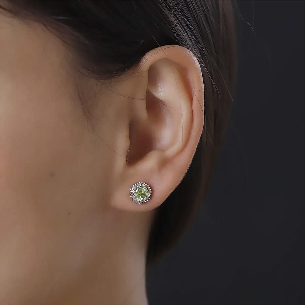 Luxoro 10K Yellow Gold AAA Sava Sphene and G-H I3 Diamond Earrings 1.85 ctw image number 7