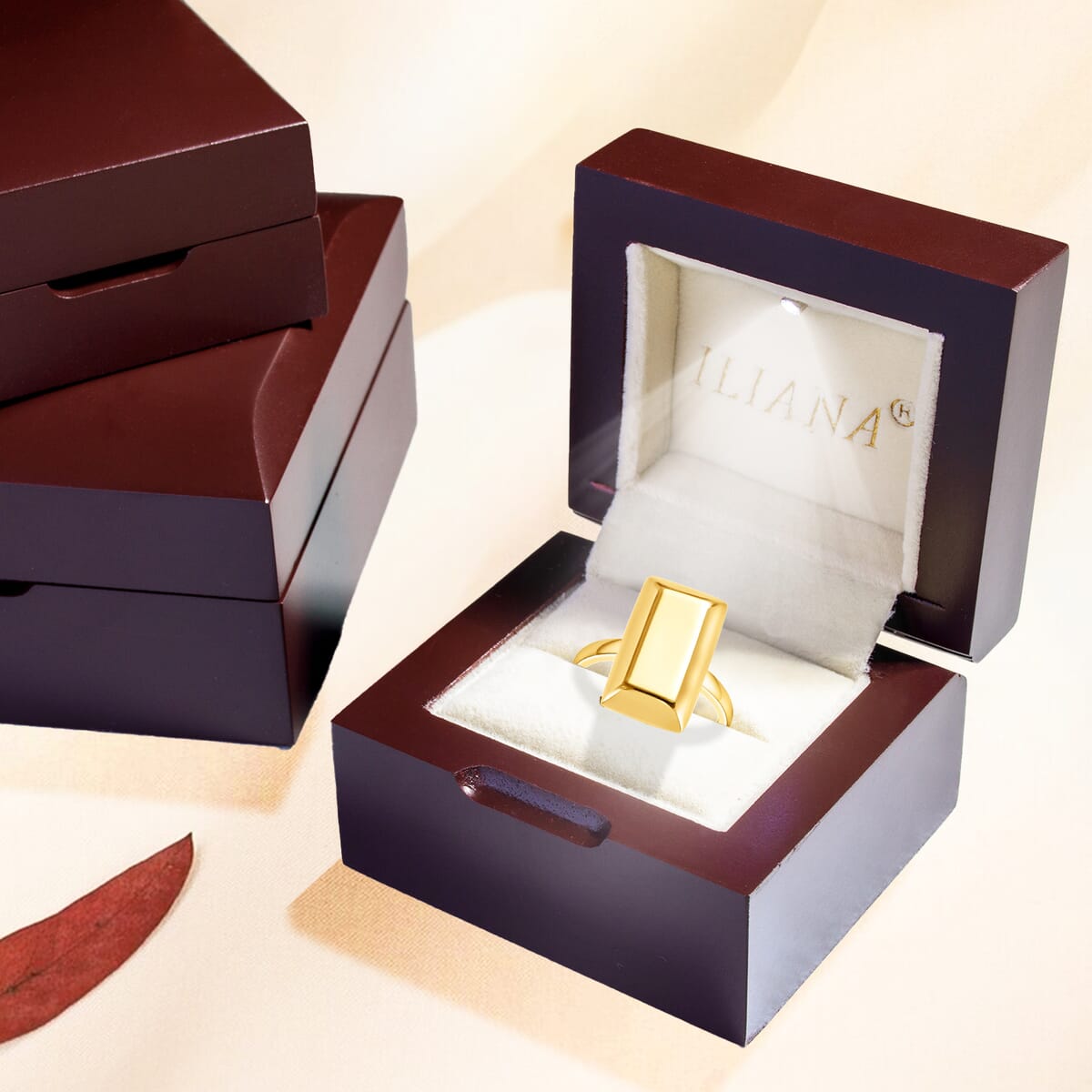 Bar Ring in 18K Yellow Gold, Yellow Gold Ring, Gold Jewelry For Her 2.50 Grams (Size 7.0) image number 7