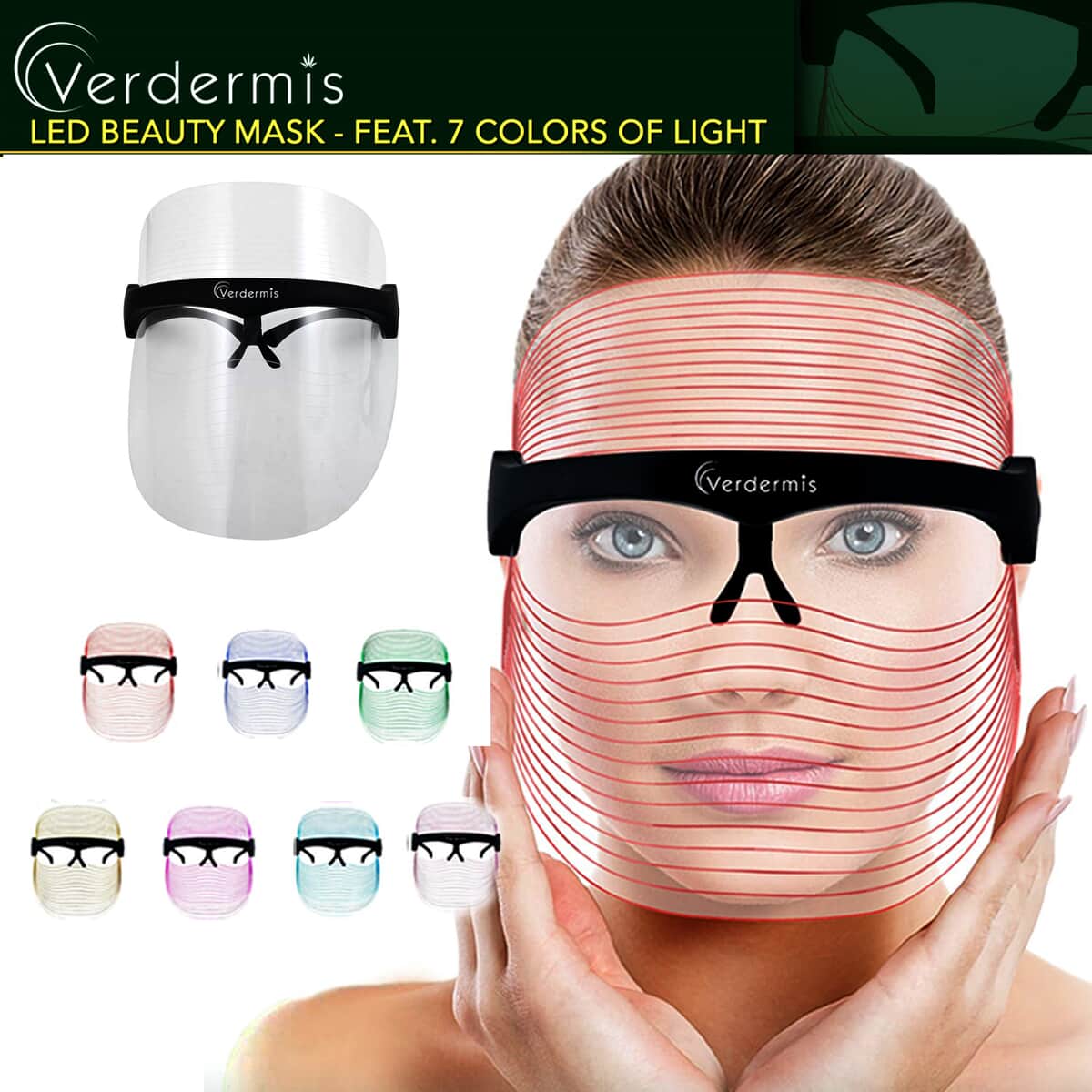 Verdermis 7 Color LED Beauty Mask (1 Year Warranty) image number 1