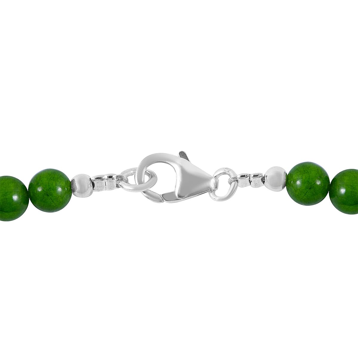 Verde Onyx Necklace 18 Inches in Platinum Over Sterling Silver 16 Grams 68.80 ctw image number 4