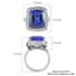 Rhapsody 950 Platinum AAAA Tanzanite and E-F VS Diamond Ring (Size 7.0) 9 Grams 13.50 ctw image number 5